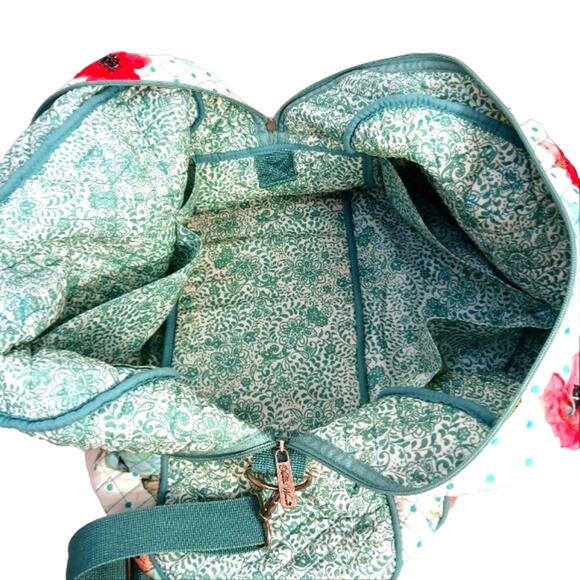 Pioneer Woman Sweet Rose Tote Large 18" TRAVEL Bag BABY Weekender SOFT LUGGAGE - Picture 11 of 16